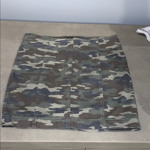 Camouflage Free People Skirt - Picture 2 of 4